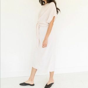 SUUNDAY dolman dress in eggnog XS